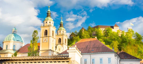 Panorama of Ljubljana, Slovenia, Europe. — Stock Photo, Image