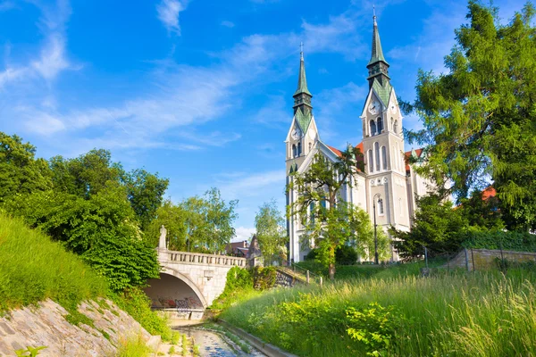 Iglesia de Trnovo en Liubliana, Eslovenia — Foto de Stock