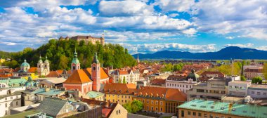 ljubljana, Slovenya, Avrupa Panoraması.