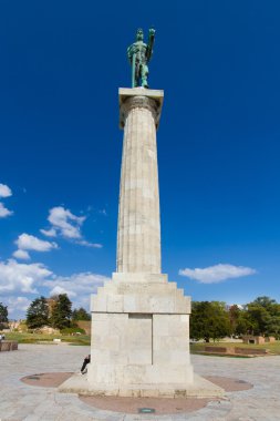 Statue of the Victor, Belgrade, Serbia. clipart