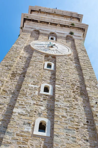 Bell tower in Piran, Slovenia. — Stock Photo, Image
