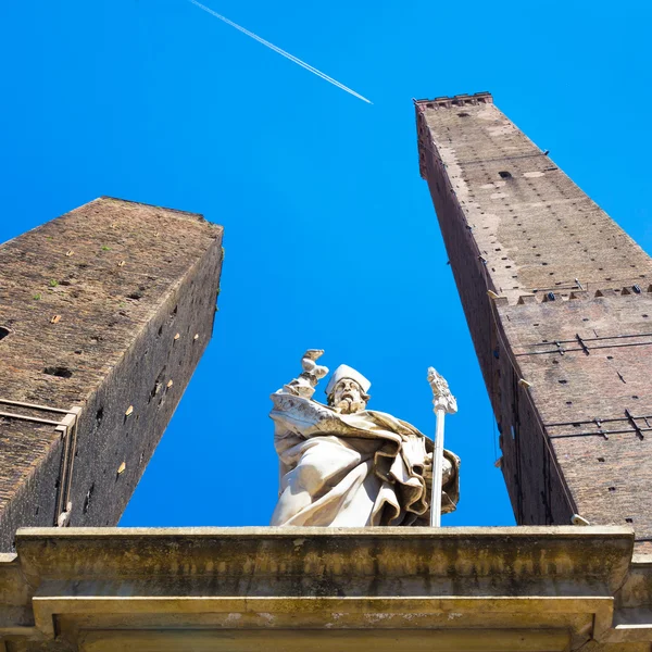 Asinelli Tower, Bolonha, Itália . — Fotografia de Stock