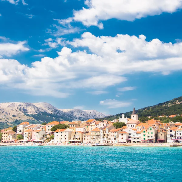 Baska, Krk, Croatia, Europe. — Stock Photo, Image