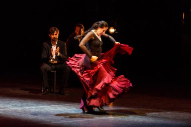 Maria Pages, spanish flamenco dancer. clipart