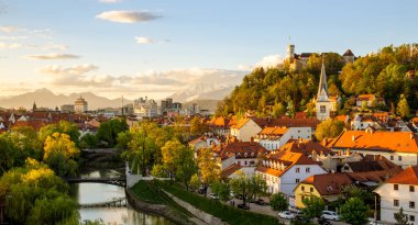 ljubljana, Slovenya, Avrupa Panoraması.