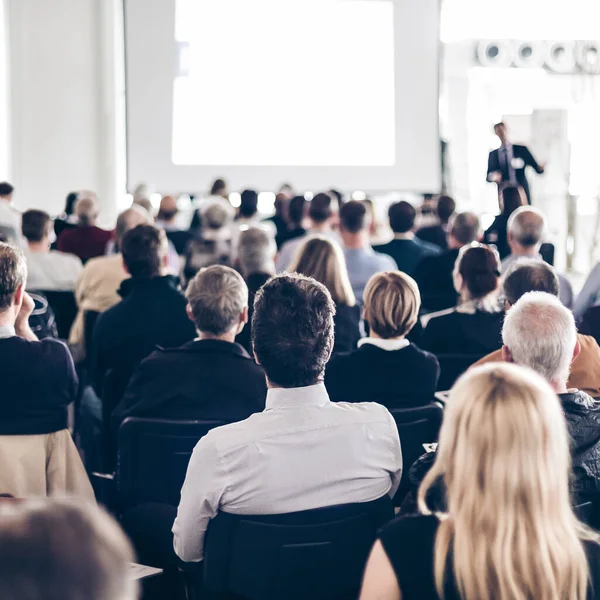 Audience in the lecture hall. — Stock Photo, Image