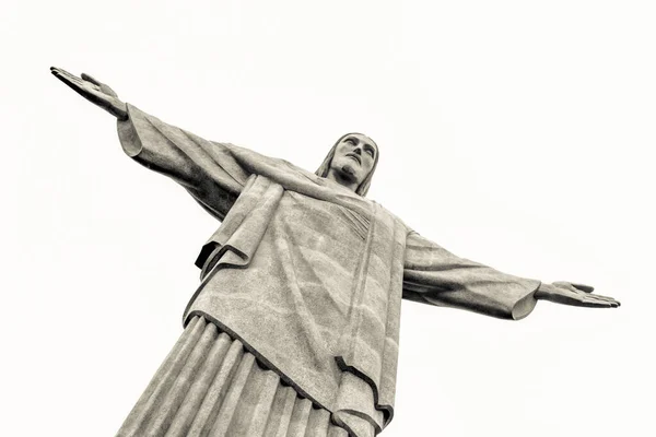 Kristus vykupitel socha, Rio de Janeiro, Brazílie — Stock fotografie