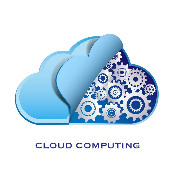 Cloud computing — Stock Vector