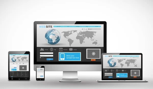 yanıt veren web şablonu