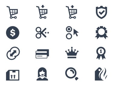 alışveriş simgeleri