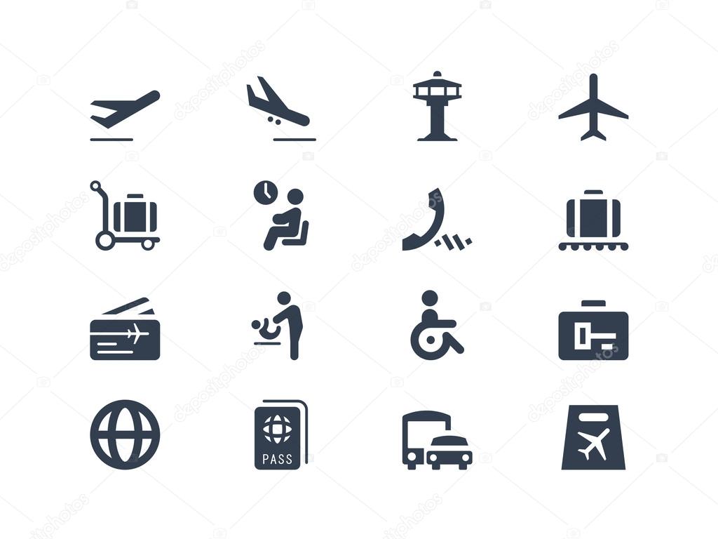 Airport icons