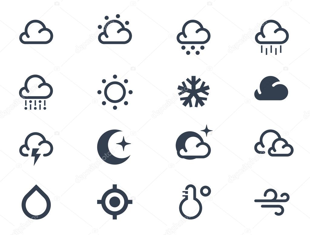 Weather icons