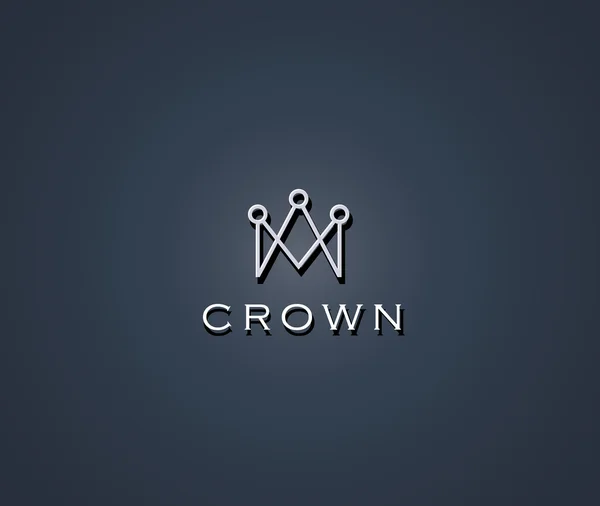 Crown sign — Stock Vector