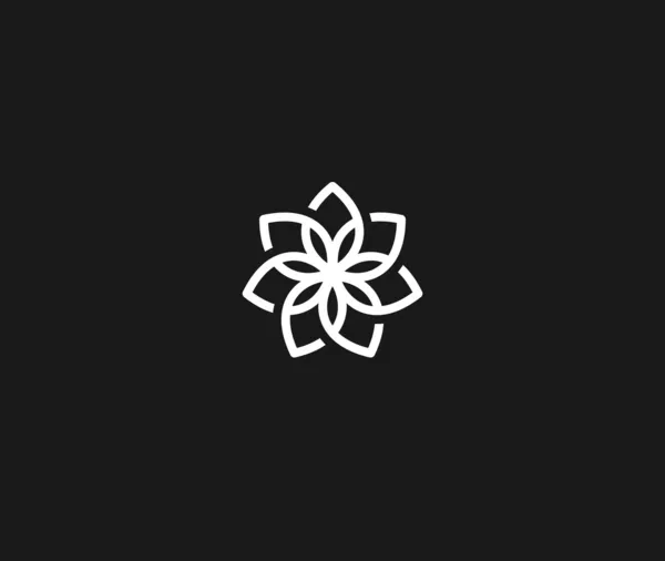 Symbole fleur — Image vectorielle