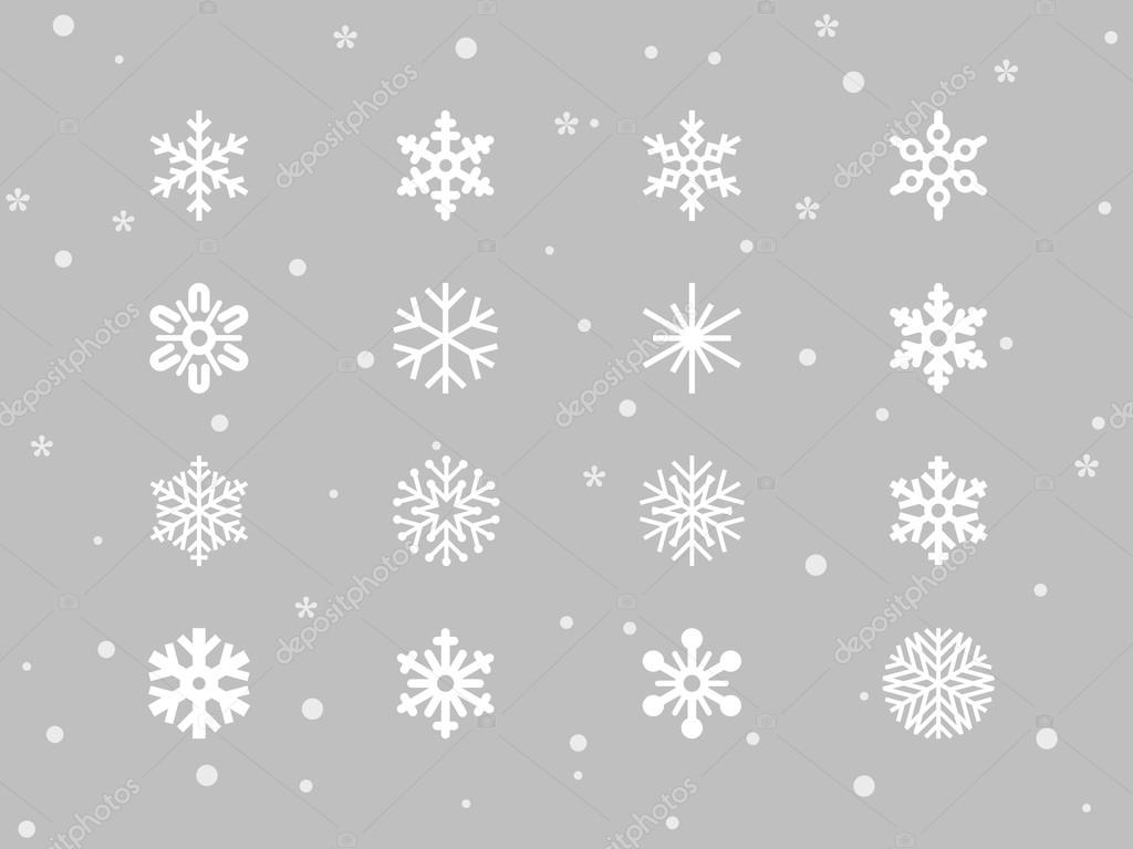 Snowflakes icons