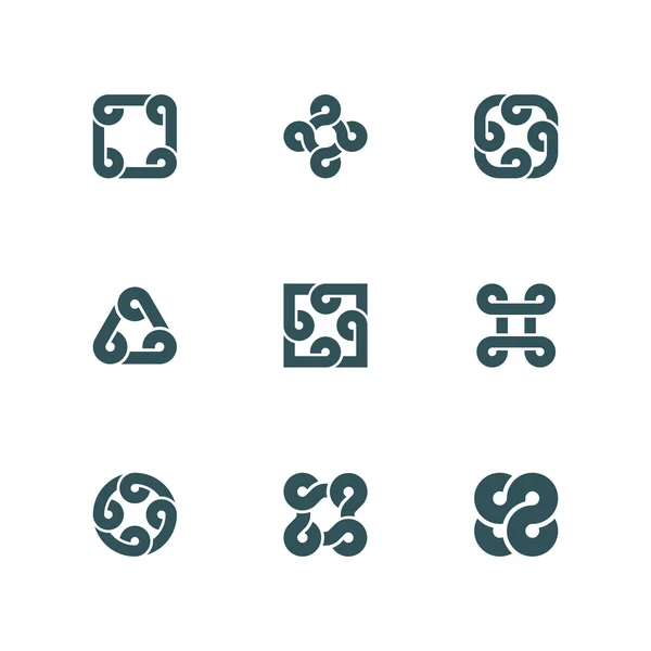Iconos de diseño — Vector de stock