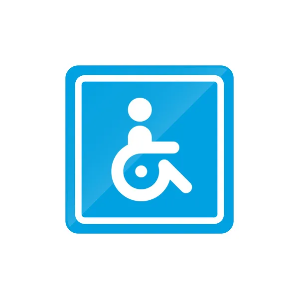 Wheelchair symbol — Stock Vector