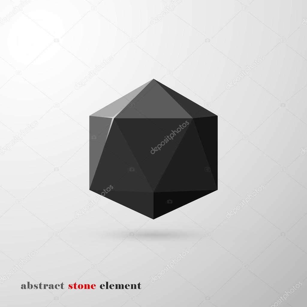 Abstract stone element
