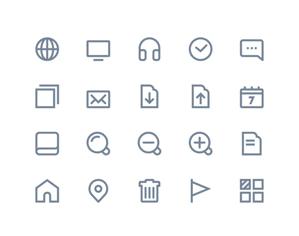 Web ve internet simgeler. çizgi dizi