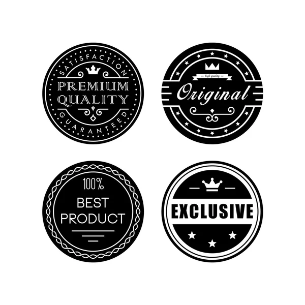 Retro badges — Stock Vector