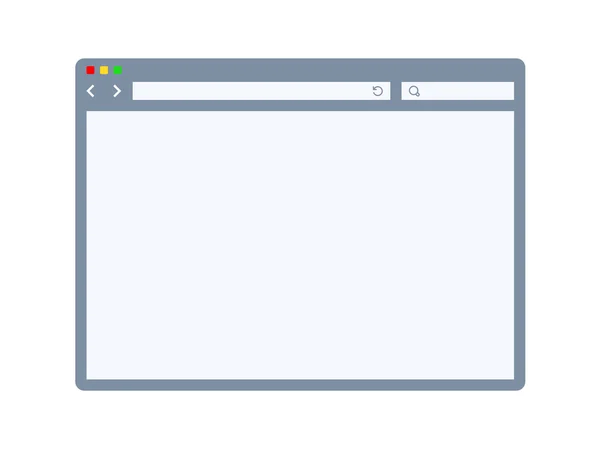 Plantilla navegador Internet — Vector de stock
