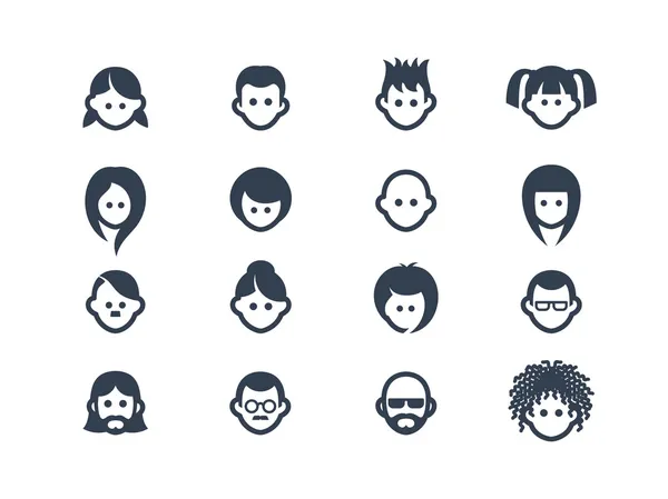 Avatar icons 2 — Stock Vector