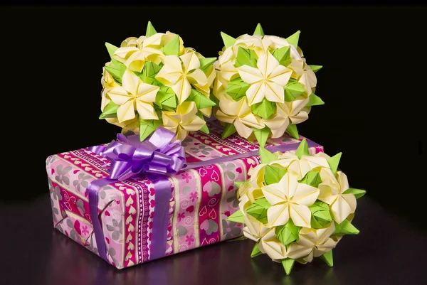 Gifts by a holiday. — Stock Photo, Image