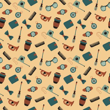 Babalar günü için kusursuz bir şablon. Dijital kağıt.