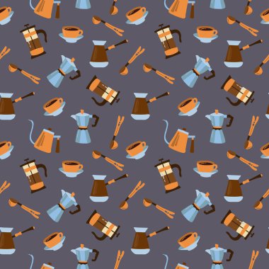 Kahve pürüzsüz. Kumaş, tekstil, duvar kağıdı, ambalaj için tasarım