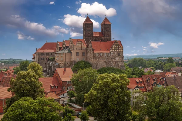 Zamek quedlinburg — Zdjęcie stockowe