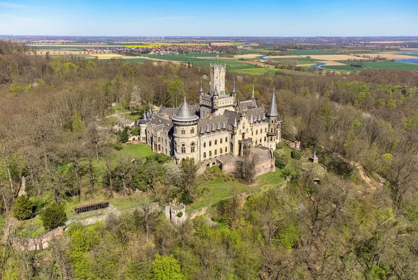 Zicht Een Gotische Opleving Marienburg Kasteel Nedersaksen Duitsland — Stockfoto