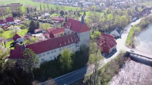 Poppenburg Era Uno Degli Antichi Castelli Reali Che Proteggevano Leinetal — Video Stock