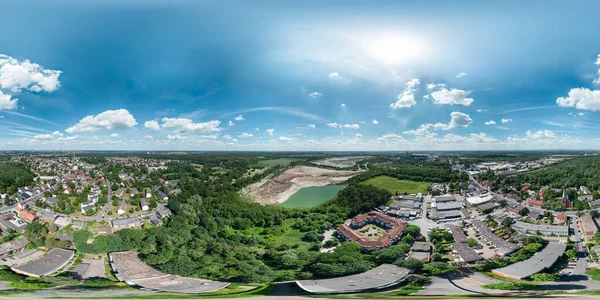 Sphering 360 Stupňů Bezešvé Panoramatické Druhy Ekvivalentní Projekci Panorama Přírodní — Stock fotografie