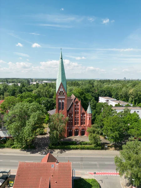 Johannis Church Sunny Summer Hanover Lower Saxony Misburg Germany — Stock Photo, Image