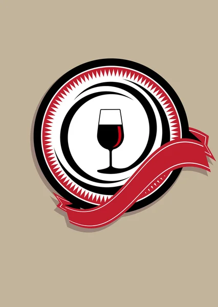 Icône pour vin de qualité — Image vectorielle