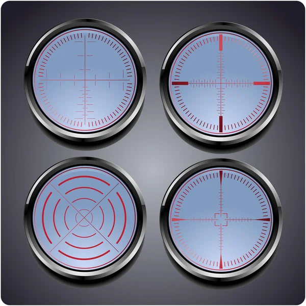 dört farklı crosshairs kümesi