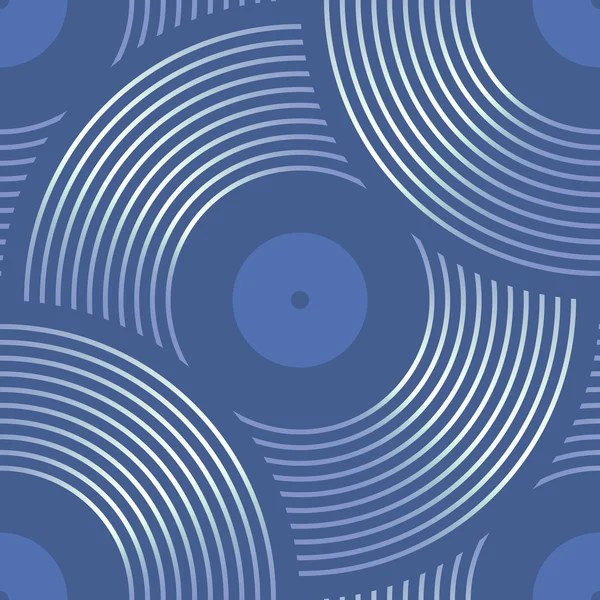 vektör müzik diskleri seamless modeli