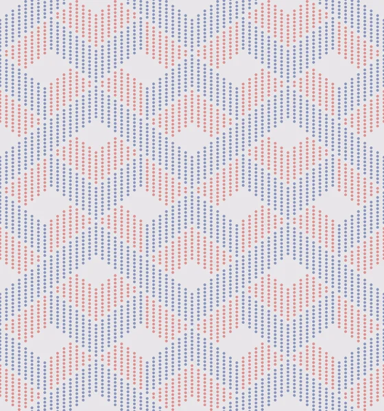 Dots symmetric abstract seamless pattern Stock Illustration