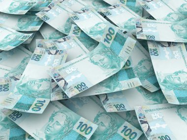 Yeni Brezilyalı para - yüz gerçek.