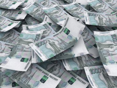 Rus ruble para birimi arka plan