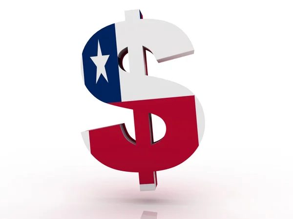 Flagge Chiles, nationales Symbol Illustration Cliparts Finance econ — Stockfoto