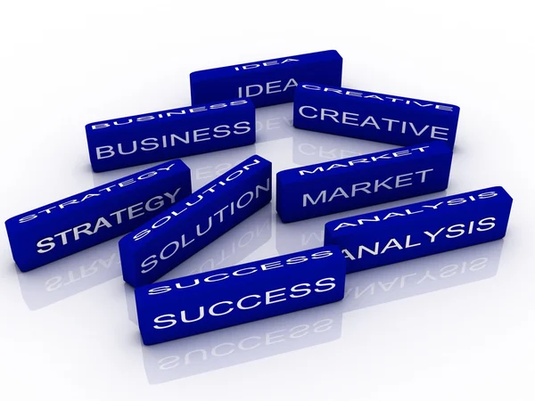 3d imagen to business success concept — Stock Photo, Image