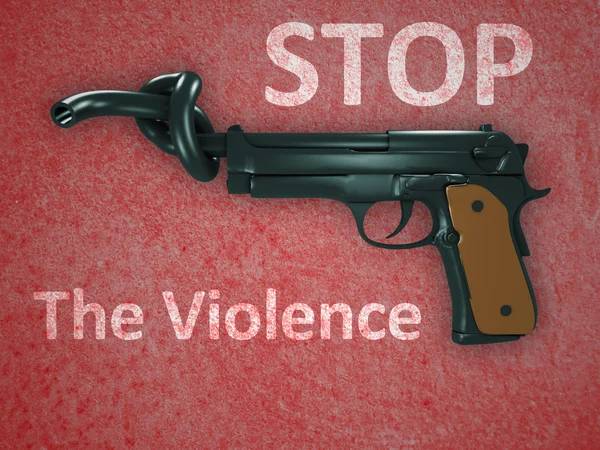 No gun violence symbol — Stock Photo, Image