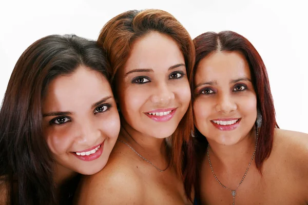 Портрет трьох молодих жінок — стокове фото