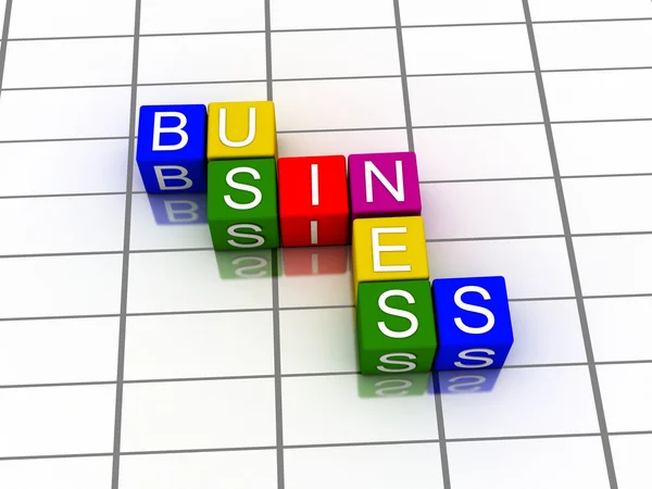 3d word business — Stock Photo, Image