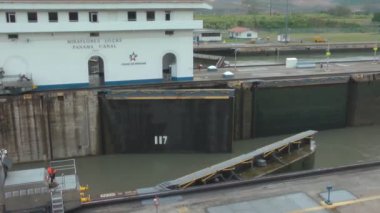Panama city, panama - 5 Mayıs: panama kapanış kapı ne zaman kanal erişim uygun biçimde bir gemi verdi ve onun ücretleri on 5 Mayıs 2013 panama City, ödenmiş panama