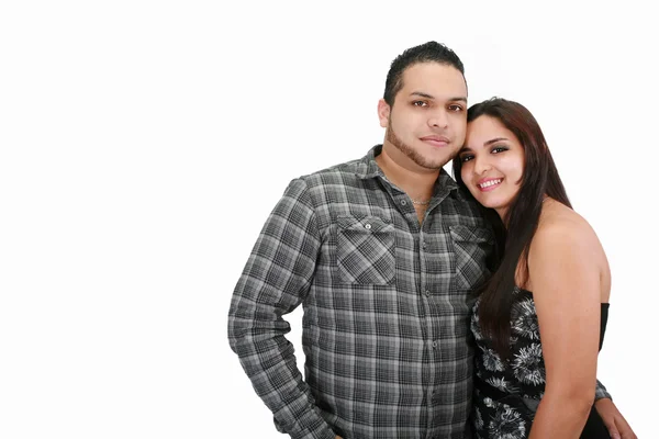 Pareja hispana sonriendo —  Fotos de Stock