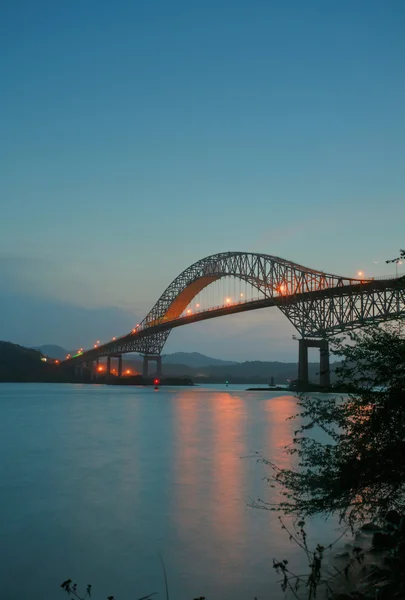 Trans ponte americano a Panama collegato Sud e Nord Americo — Foto Stock