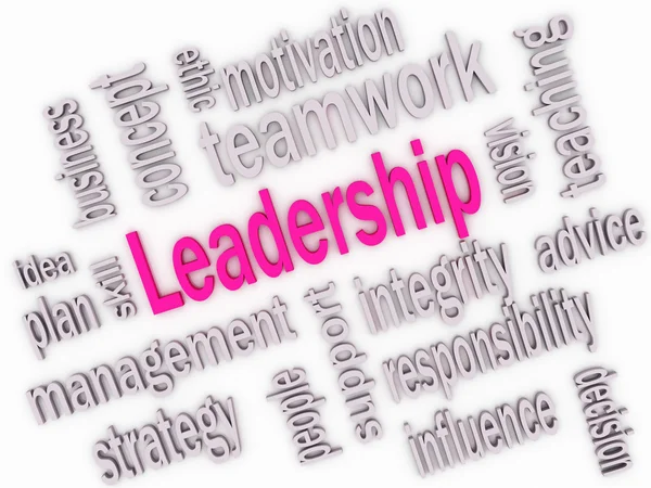 Concepto de habilidad de liderazgo, imagen 3d —  Fotos de Stock