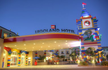 CARLSBAD, US, FEB 5: Legoland hotel in Carlsbad, California on F clipart